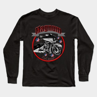 Magnum U.S.A. Star Motorcycle Long Sleeve T-Shirt